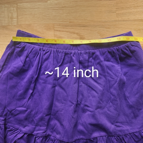 NWT Lands End Bright Grape Tiered Skort - Picture 7 of 9